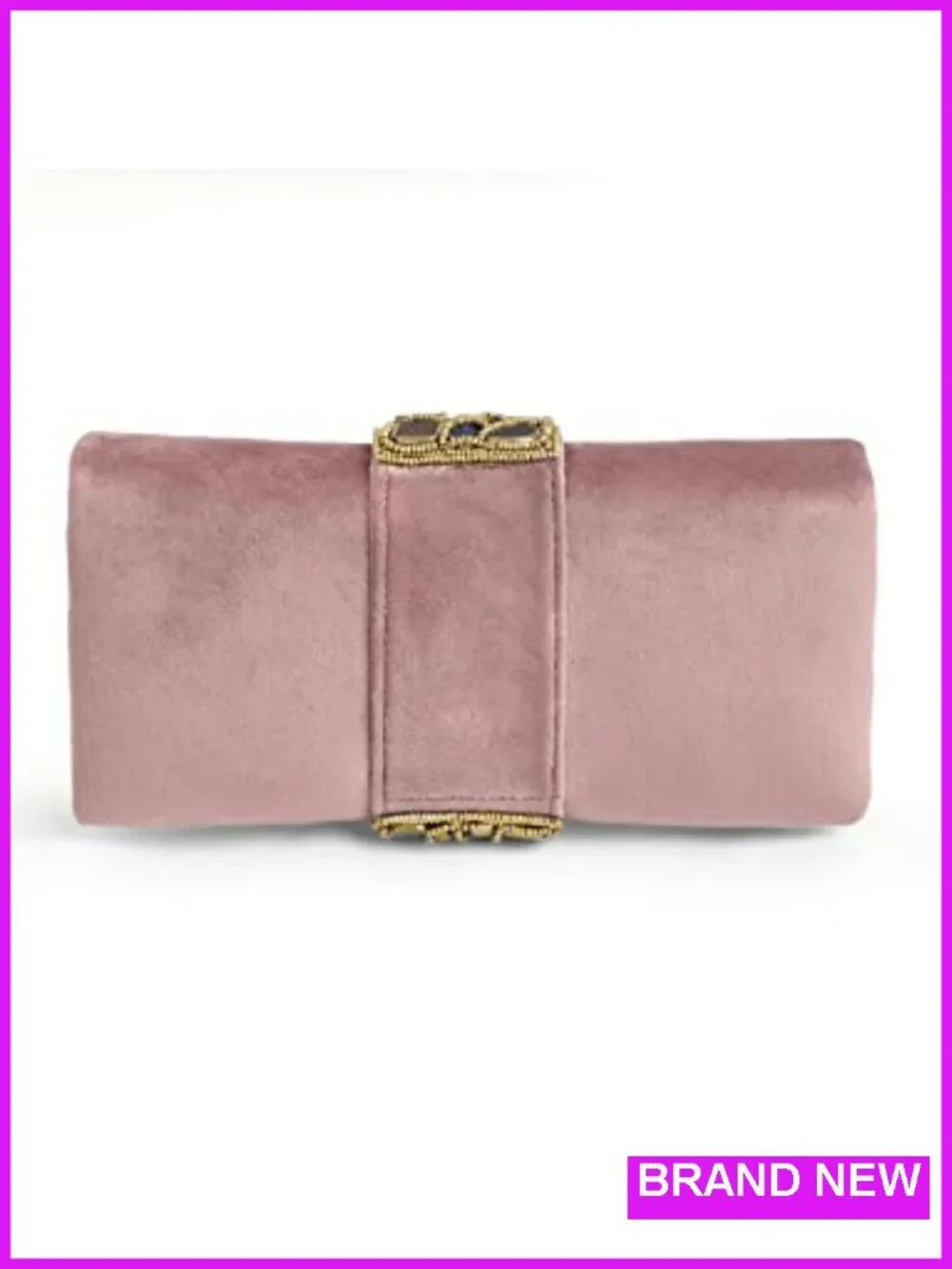 Handmade Fabric Drawstring Clutch Evening Bag for Women Bridal Wedding Party